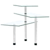 3-Tier Corner Kitchen Shelf Tempered Glass