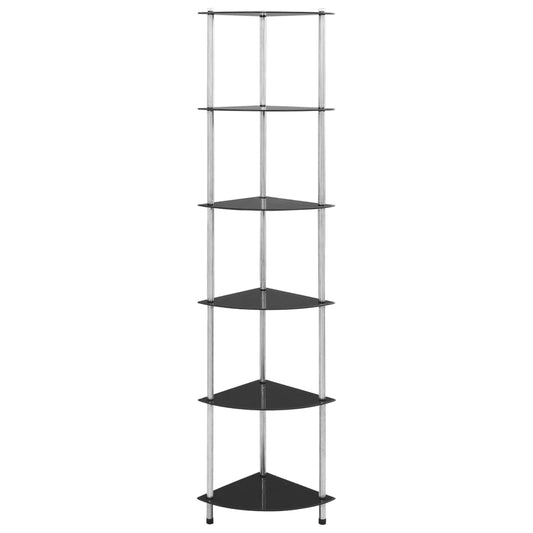Shelf | Black | Tempered Glass | Medium | Shelf | Square | Contemporary