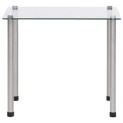 Nesting Tables 3 pcs Transparent Tempered Glass