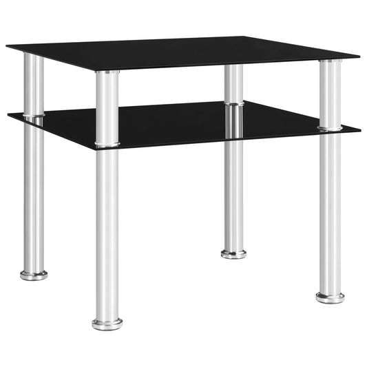 Side Table | Black | Tempered glass | Medium | Modern | Side Table