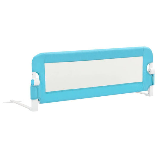 Toddler Safety Bed Rail Blue 120x42 cm Polyester