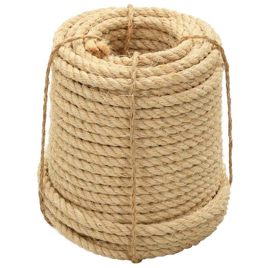 144807 vidaXL Rope 100% Sisal 20 mm 50 m