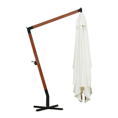 Garden Parasol 300 x 400 cm White