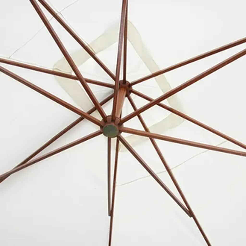 Garden Parasol 300 x 400 cm White