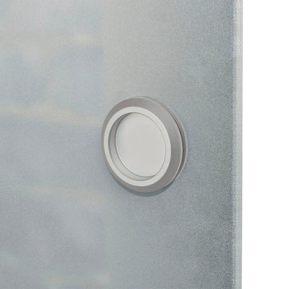 Sliding Door Glass and Aluminium 178 cm Silver