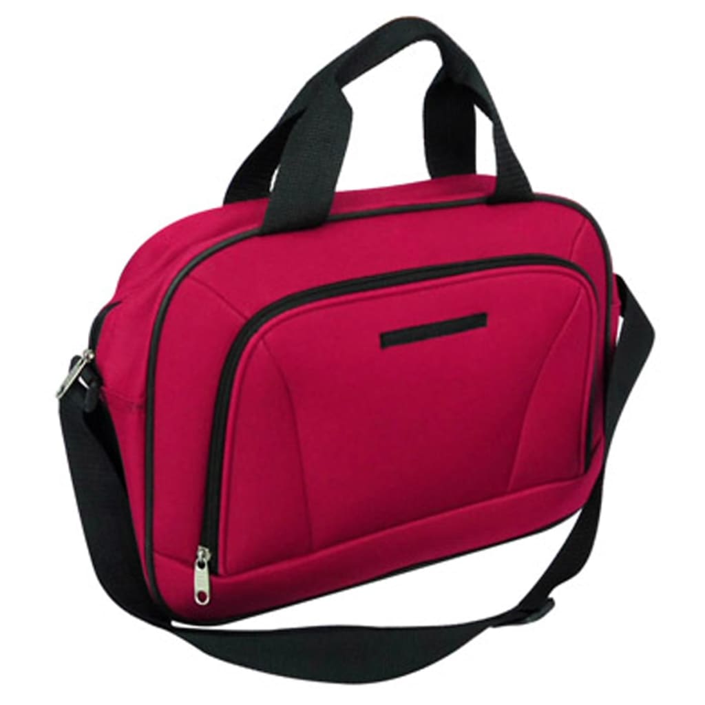 Five Piece Travel Luggage Set Red