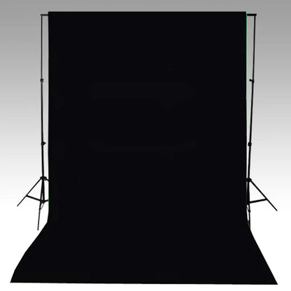 Backdrop Cotton without Stand Black 600x300 cm