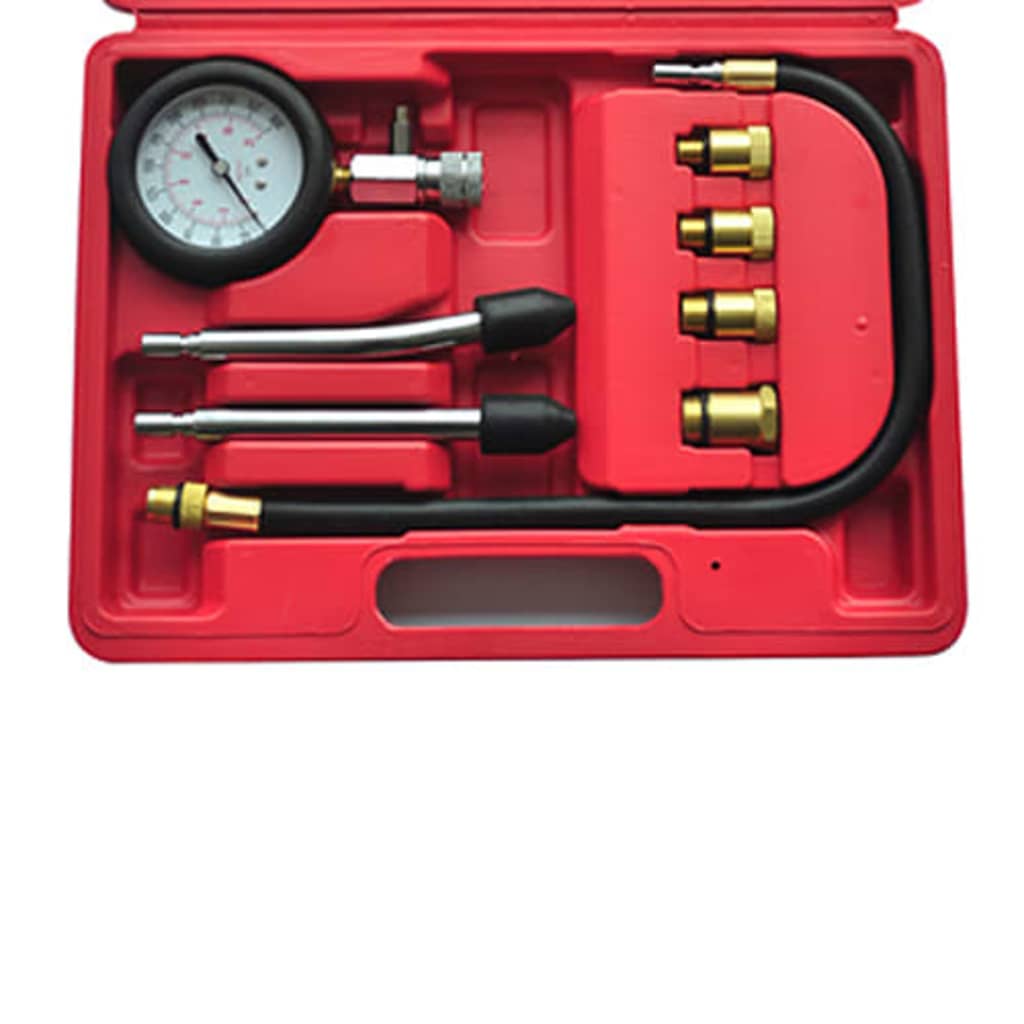 9-Piece Compression Test Kit Petrol Engine