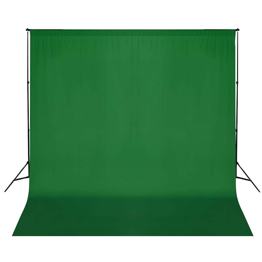 160060 vidaXL Backdrop Support System 600x300 cm Green