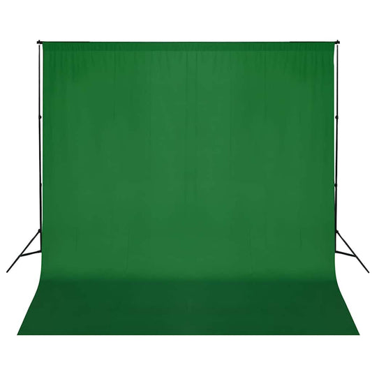 160060 vidaXL Backdrop Support System 600x300 cm Green