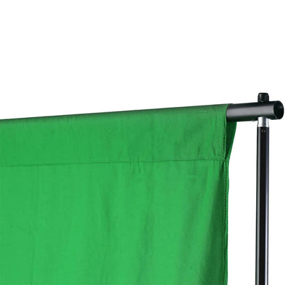 160060 vidaXL Backdrop Support System 600x300 cm Green
