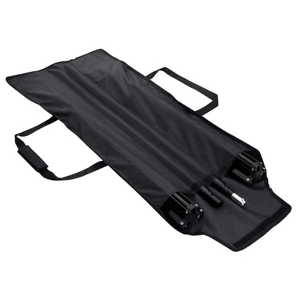 160067 vidaXL Backdrop Support System 300 x 300 cm Black
