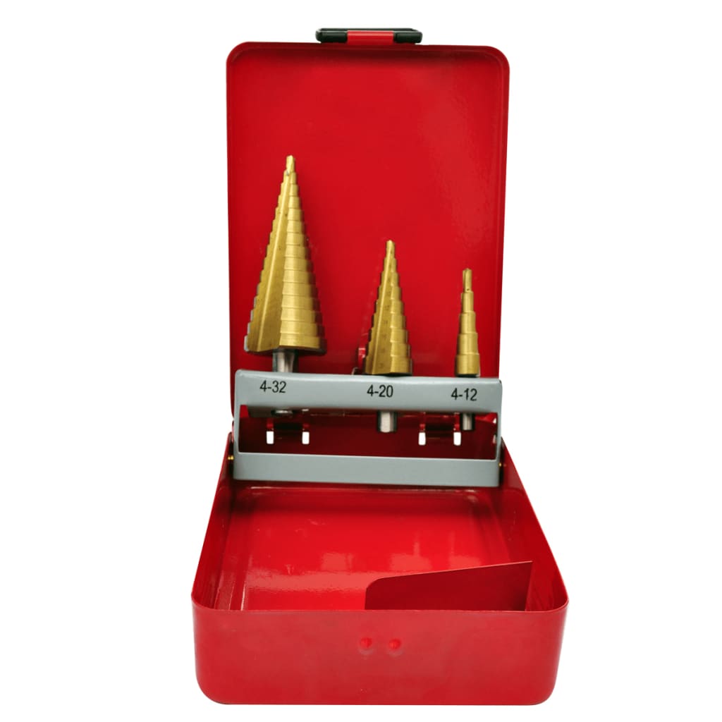 3 Piece HSS Step Drill Set