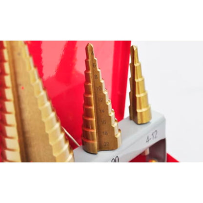 3 Piece HSS Step Drill Set