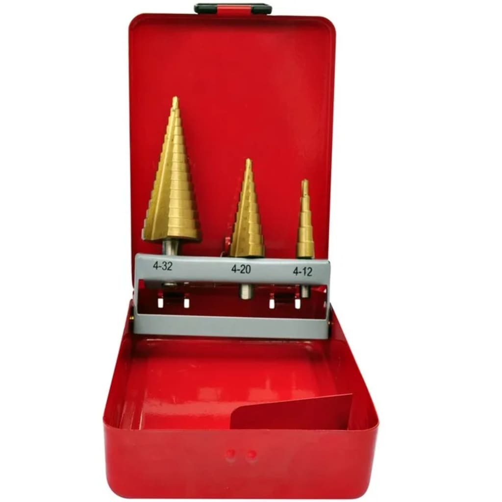 3 Piece HSS Step Drill Set