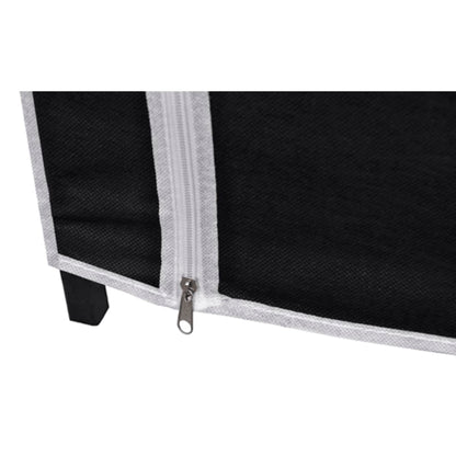 Fabric Wardrobes 2 pcs Black