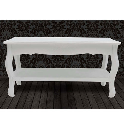 Coffee Table 2 Tiers MDF White