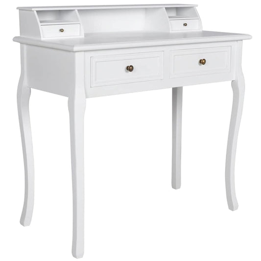 Dressing Table | White | MDF, Brushed Pine | Standard | Dressing Table