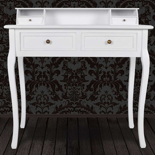Dressing Table | White | MDF, Brushed Pine | Standard | Dressing Table