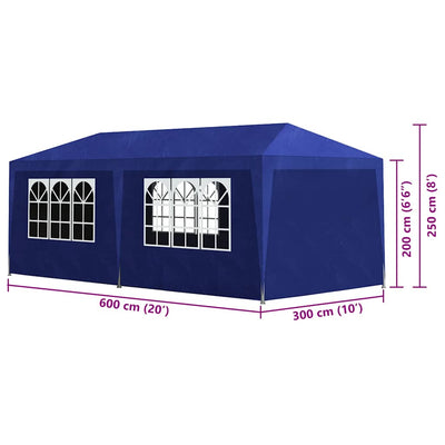 Party Tent 3x6 m Blue