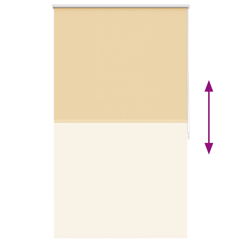 Roller blind blackout 84.4x175 cm Fabric Width 80 cm beige