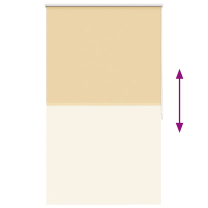 Roller blind blackout 84.4x175 cm Fabric Width 80 cm beige