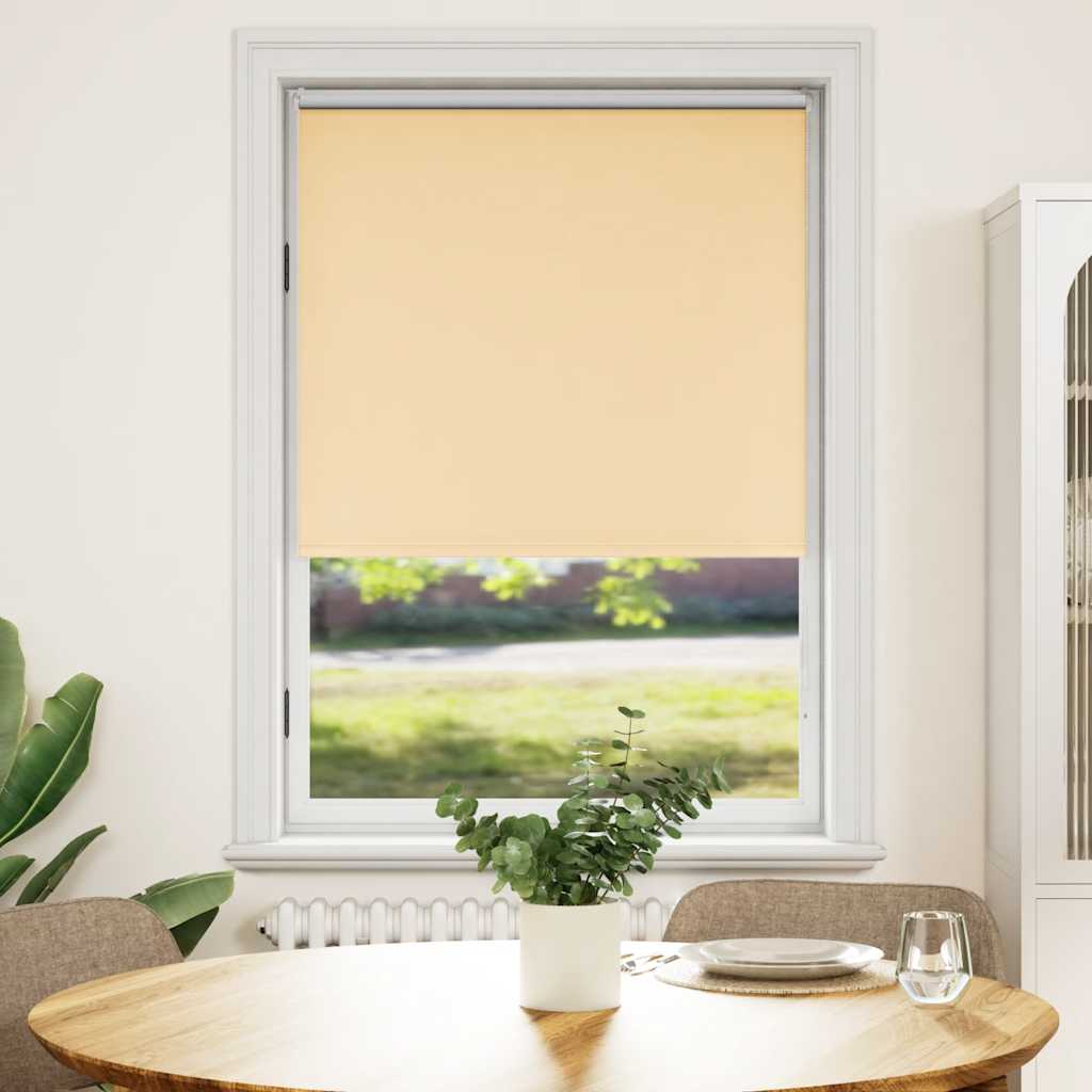 Roller blind blackout 84.4x175 cm Fabric Width 80 cm beige
