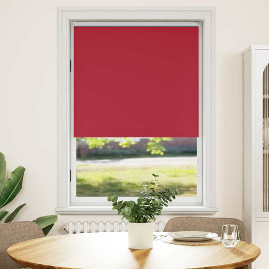 Roller blind blackout 84.4x175 cm Fabric Width 80 cm red