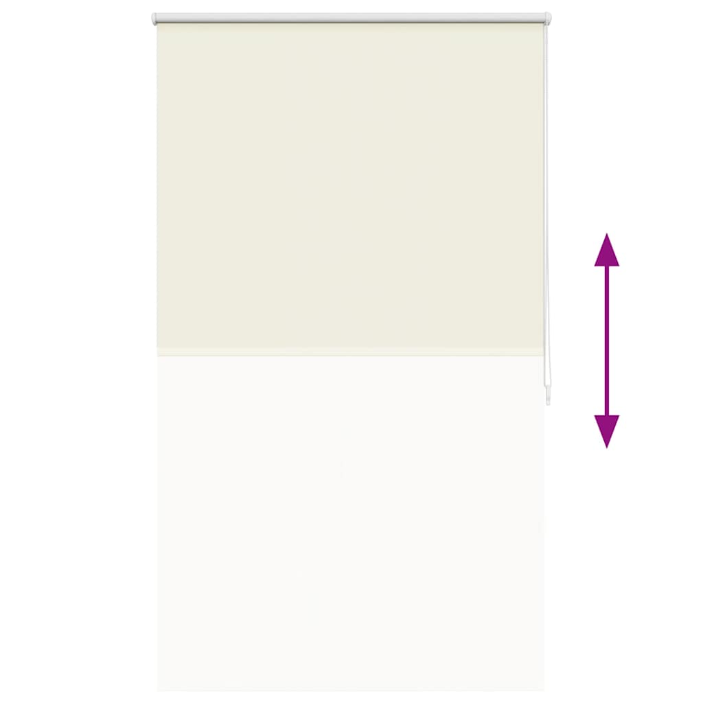 Roller blind blackout 124.4x175 cm Fabric Width 120 cm off white