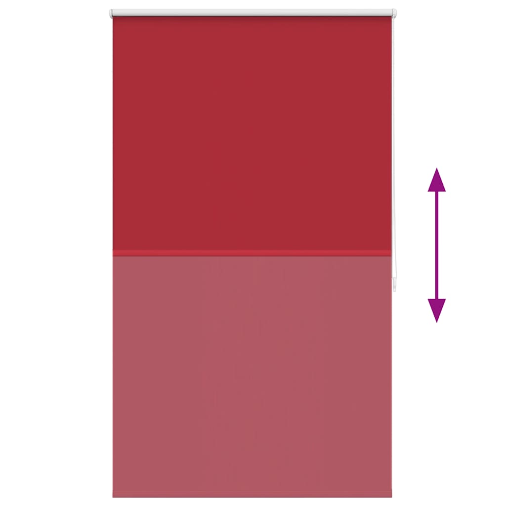 Roller blind blackout 124.4x175 cm Fabric Width 120 cm red
