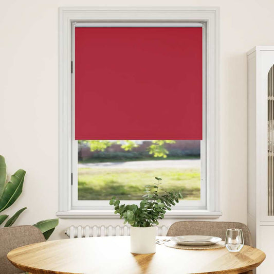 Roller blind blackout 124.4x175 cm Fabric Width 120 cm red