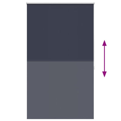 Roller blind blackout 124.4x175 cm Fabric Width 120 cm marine