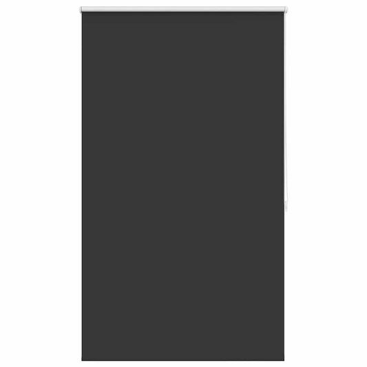 Roller blind blackout 124.4x175 cm Fabric Width 120 cm black