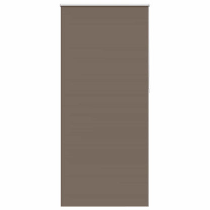 Roller blind blackout 84.4x230 cm Fabric Width 80 cm coffee
