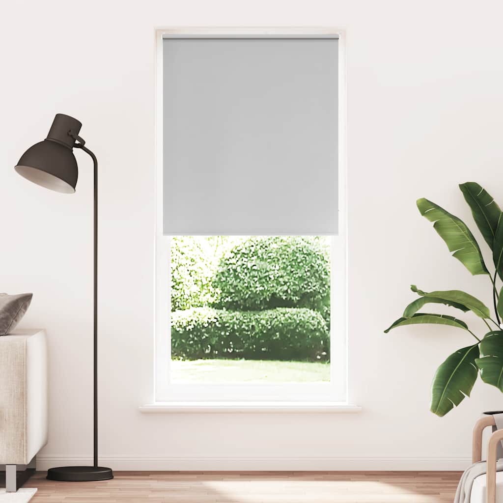 Roller blind blackout 84.4x230 cm Fabric Width 80 cm grey