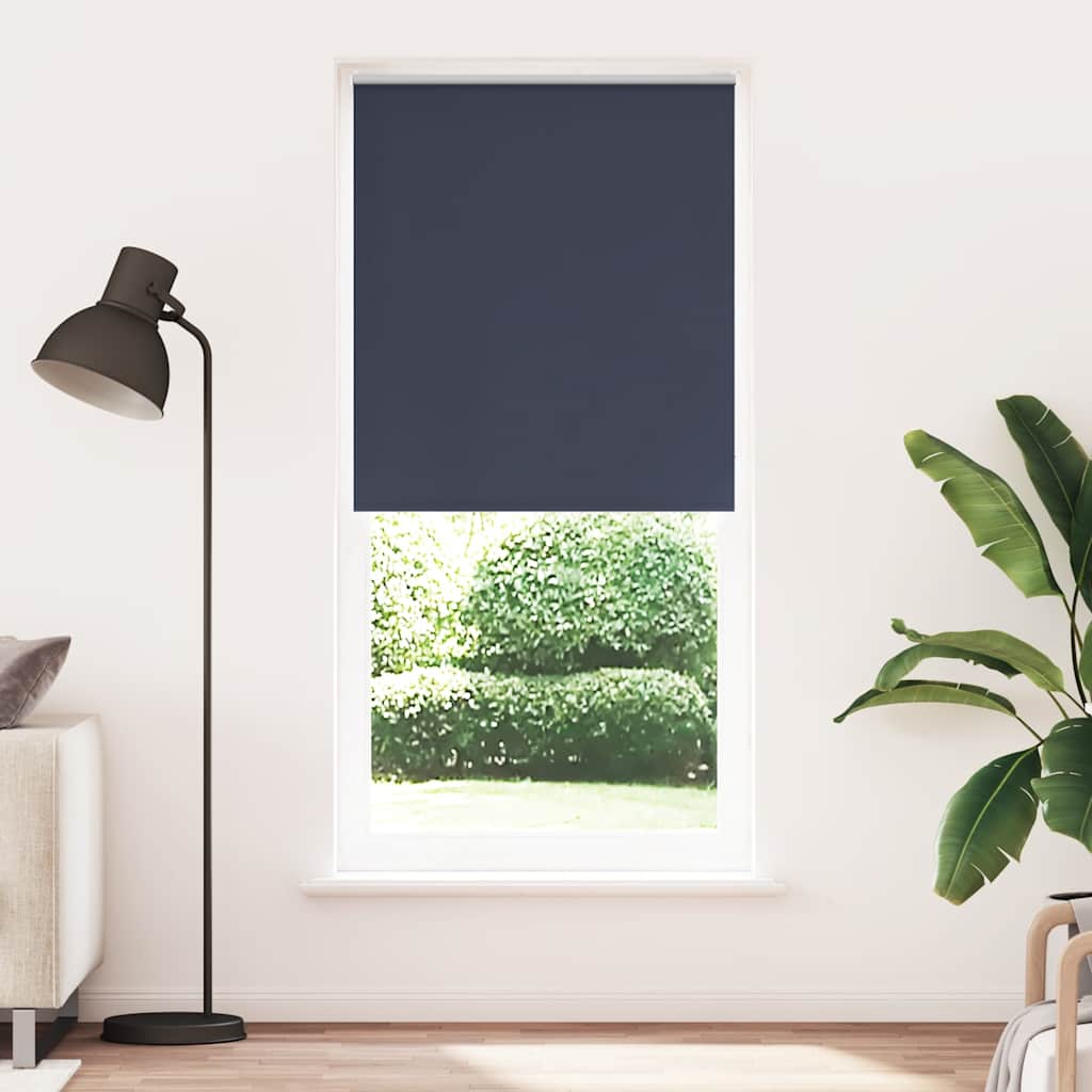 Roller blind blackout 104.4x230 cm Fabric Width 100 cm marine