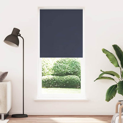 Roller blind blackout 104.4x230 cm Fabric Width 100 cm marine