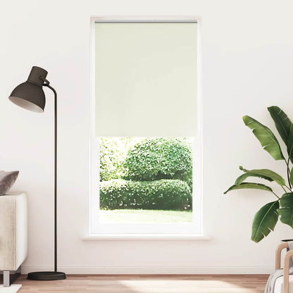 Roller blind blackout 124.4x230 cm Fabric Width 120 cm off white