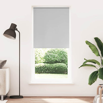 Roller blind blackout 124.4x230 cm Fabric Width 120 cm grey