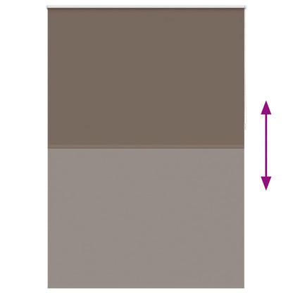 Roller blind blackout 144.4x230 cm Fabric Width 140 cm coffee