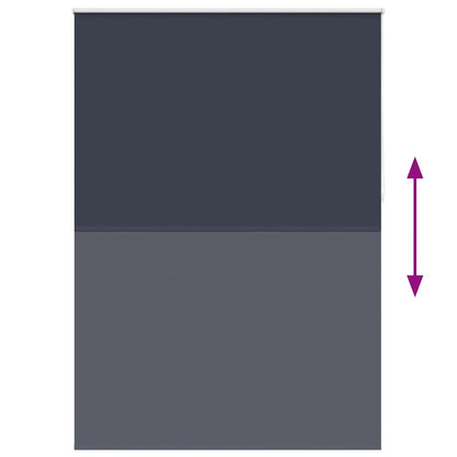 Roller blind blackout 144.4x230 cm Fabric Width 140 cm marine