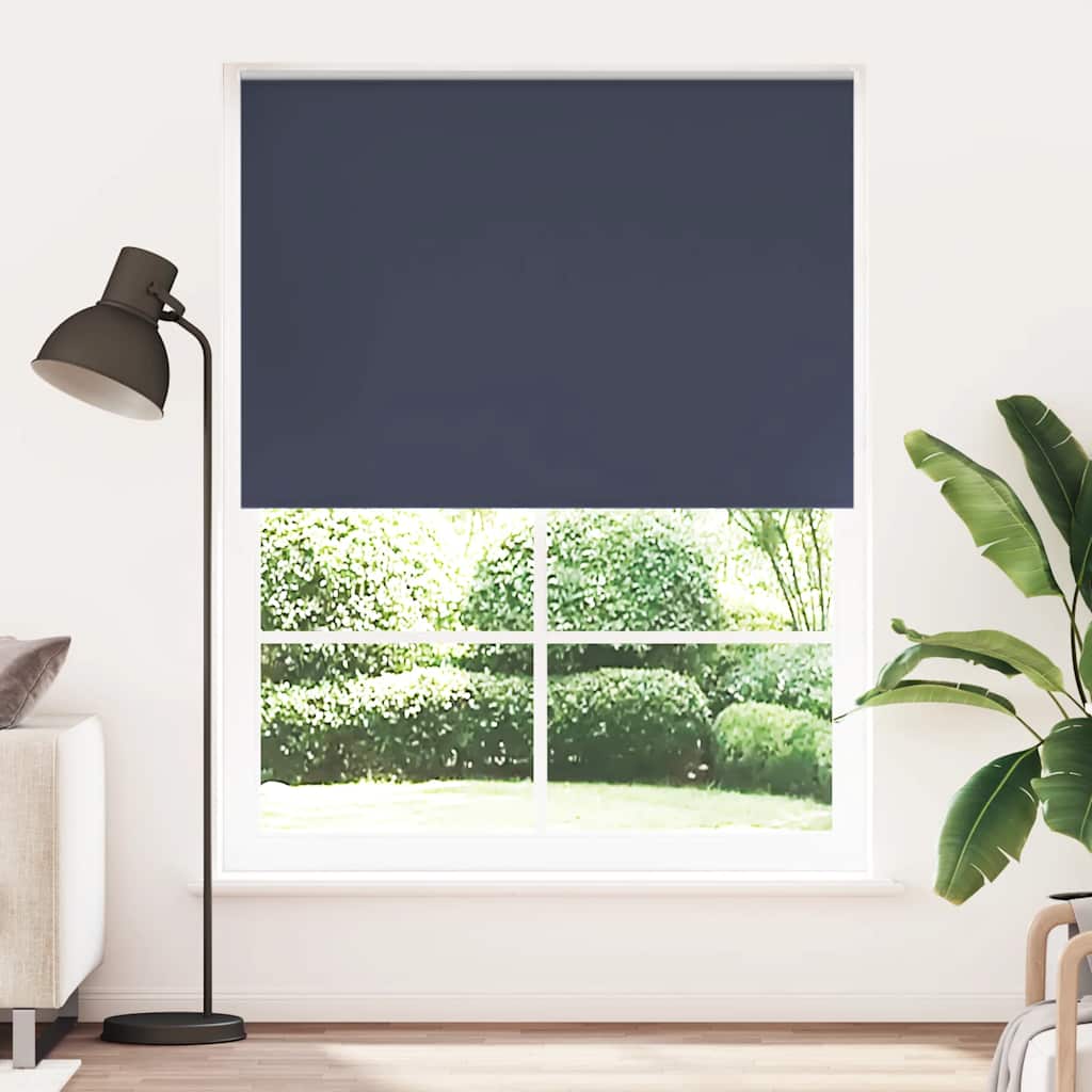 Roller blind blackout 144.4x230 cm Fabric Width 140 cm marine