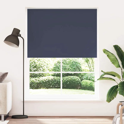 Roller blind blackout 144.4x230 cm Fabric Width 140 cm marine