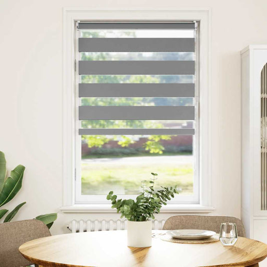Zebra blind 50.9x100 cm Fabric Width 46.7 cm grey
