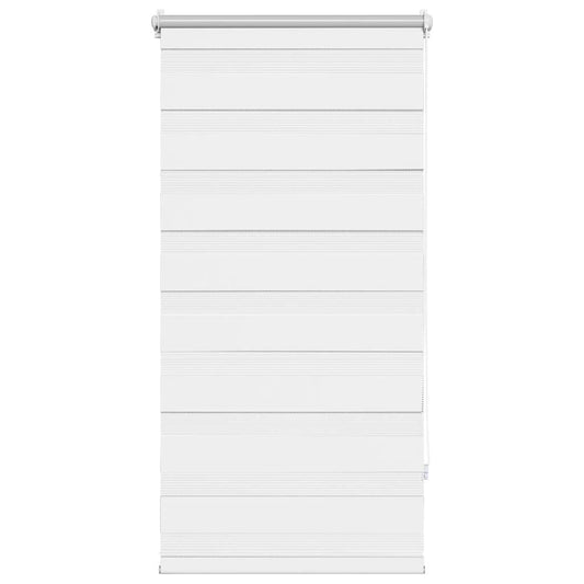Zebra blind 60.9x120 cm Fabric Width 56.7 cm white
