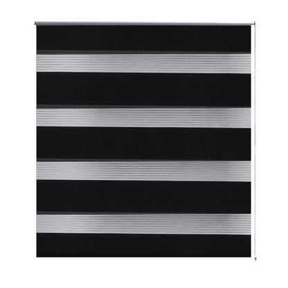 Zebra Blind 70 x 120 cm Black