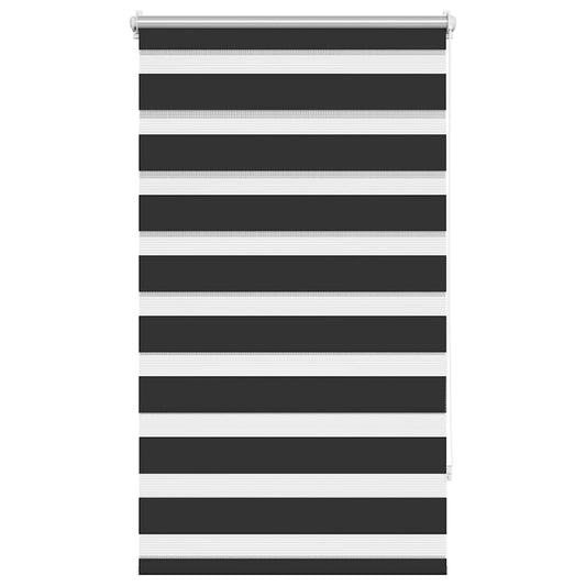 Zebra blind 70.9x120 cm Fabric Width 66.7 cm black
