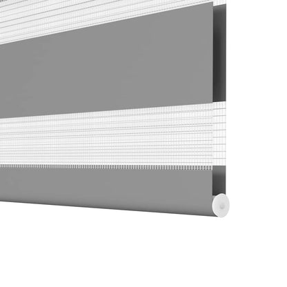 Zebra blind 80.9x150 cm Fabric Width 76.7 cm grey