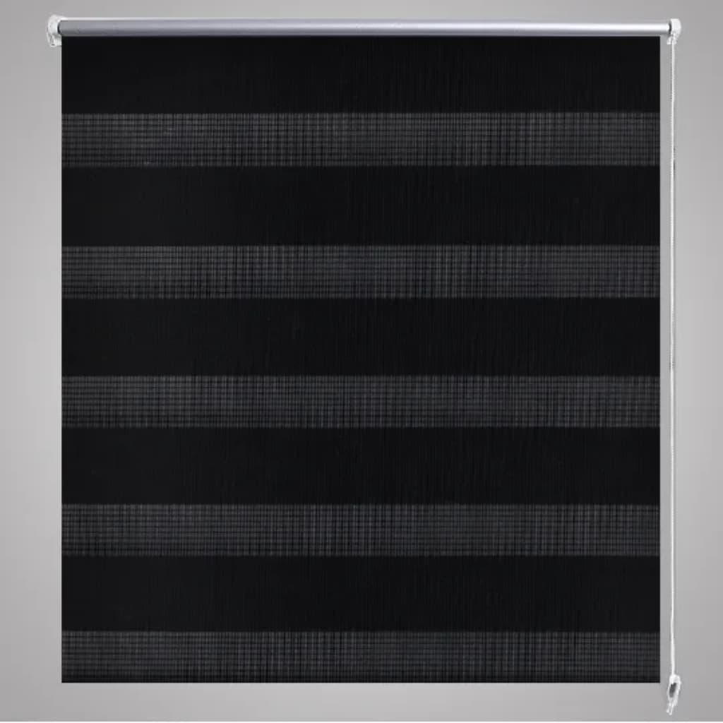 Zebra Blind 80 x 150 cm Black