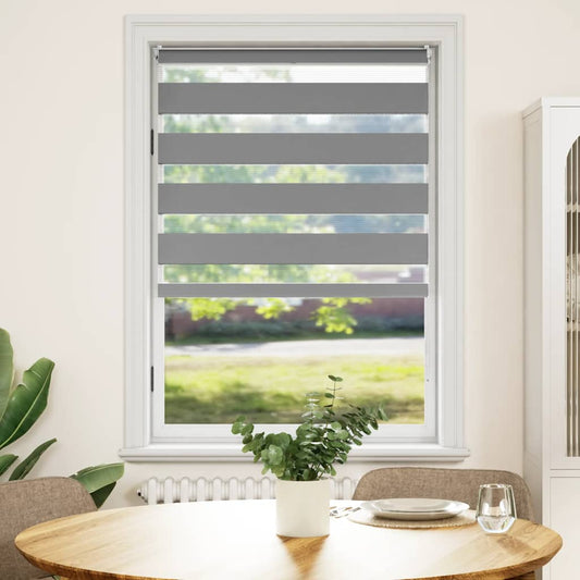 Zebra blind 80.9x175 cm Fabric Width 76.7 cm grey
